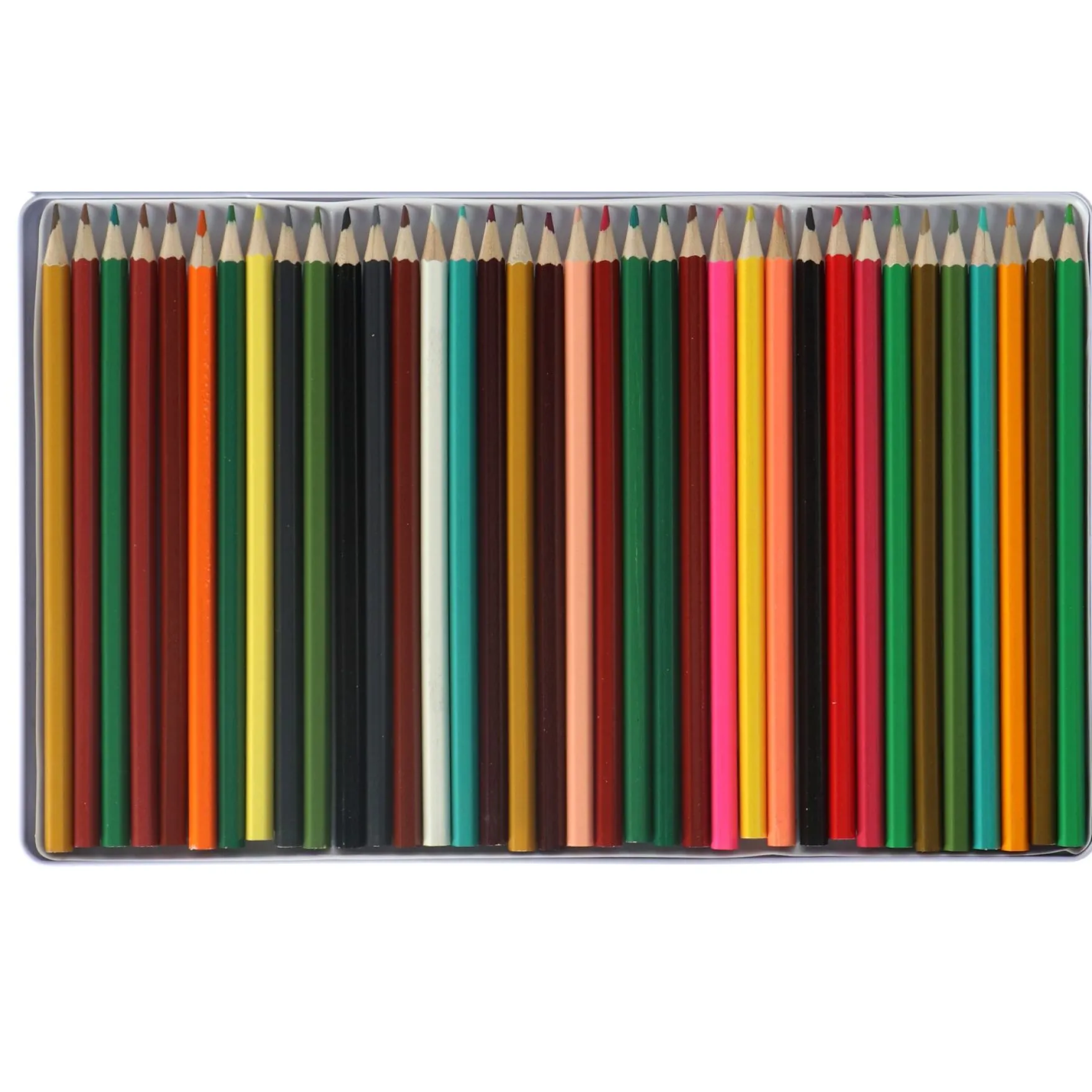 36 Kleurpotloden in blik