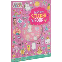 A4 Stickerboek 8 vellen 3 assorti