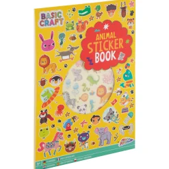 A4 Stickerboek 8 vellen 3 assorti