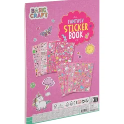 A4 Stickerboek 8 vellen 3 assorti