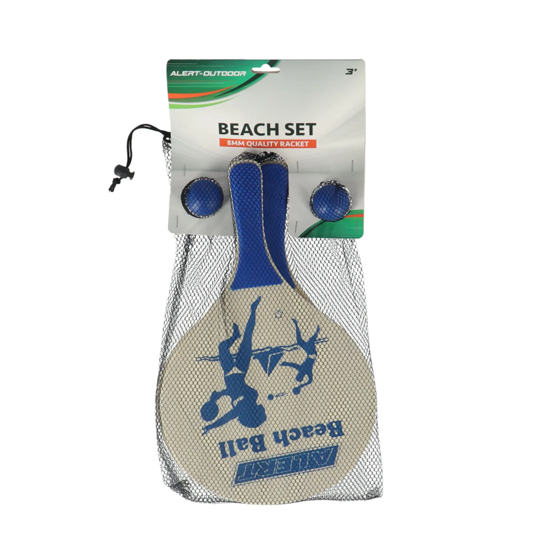 Alert Outdoor Beachball Set Hout Deluxe