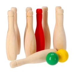 Alert Outdoor Bowling Set Hout