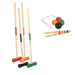 Alert Outdoor Croquet Hout XL 75 Cm  Met Handig Opbergnet