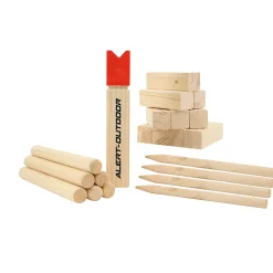 Alert Outdoor Kubb Werpset Basic King 30 Cm