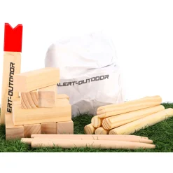 Alert Outdoor Kubb Werpset Basic King 30 Cm