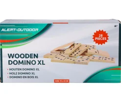 Alert Outdoor Spel Domino XL Hout 7,5 x 15 cm  7,5x15cm