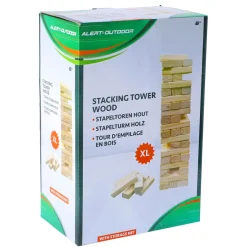 Alert Outdoor Stapeltoren Xl Hout  Met Handig Opbergnet