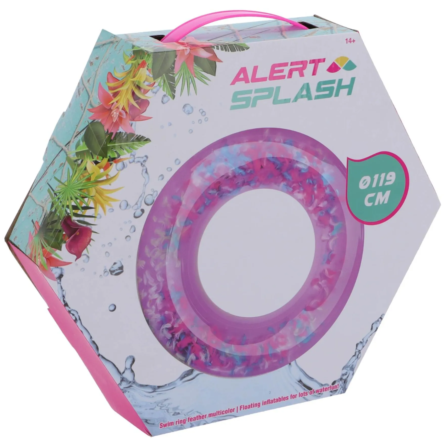 Alert Splash Zwemband Veren Multicolor 119 Cm