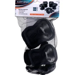 Alert Sport Skate Beschermset Kinderen 3 Delig (Maat S) Zwart