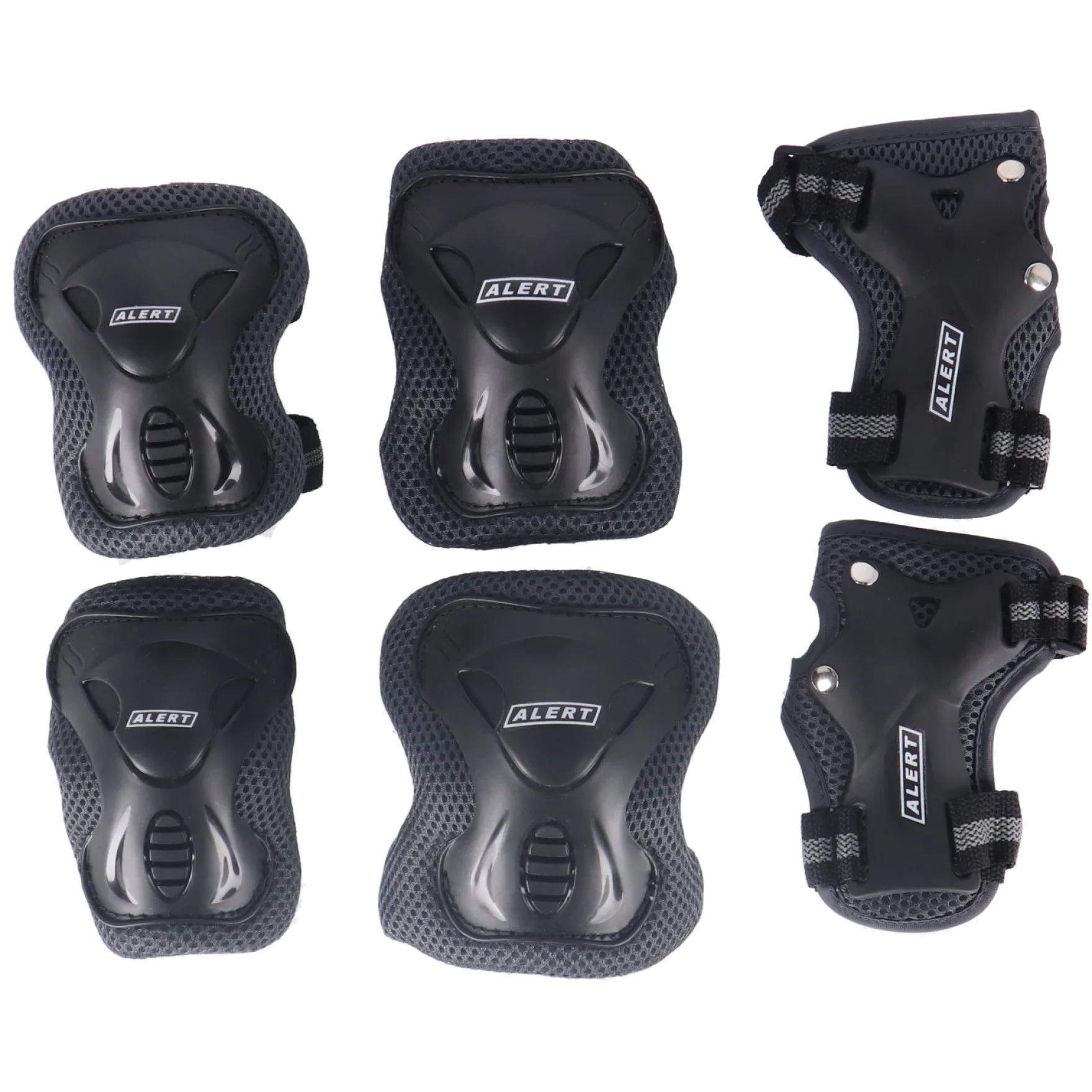 Alert Sport Skate Beschermset Kinderen 3 Delig (Maat S) Zwart