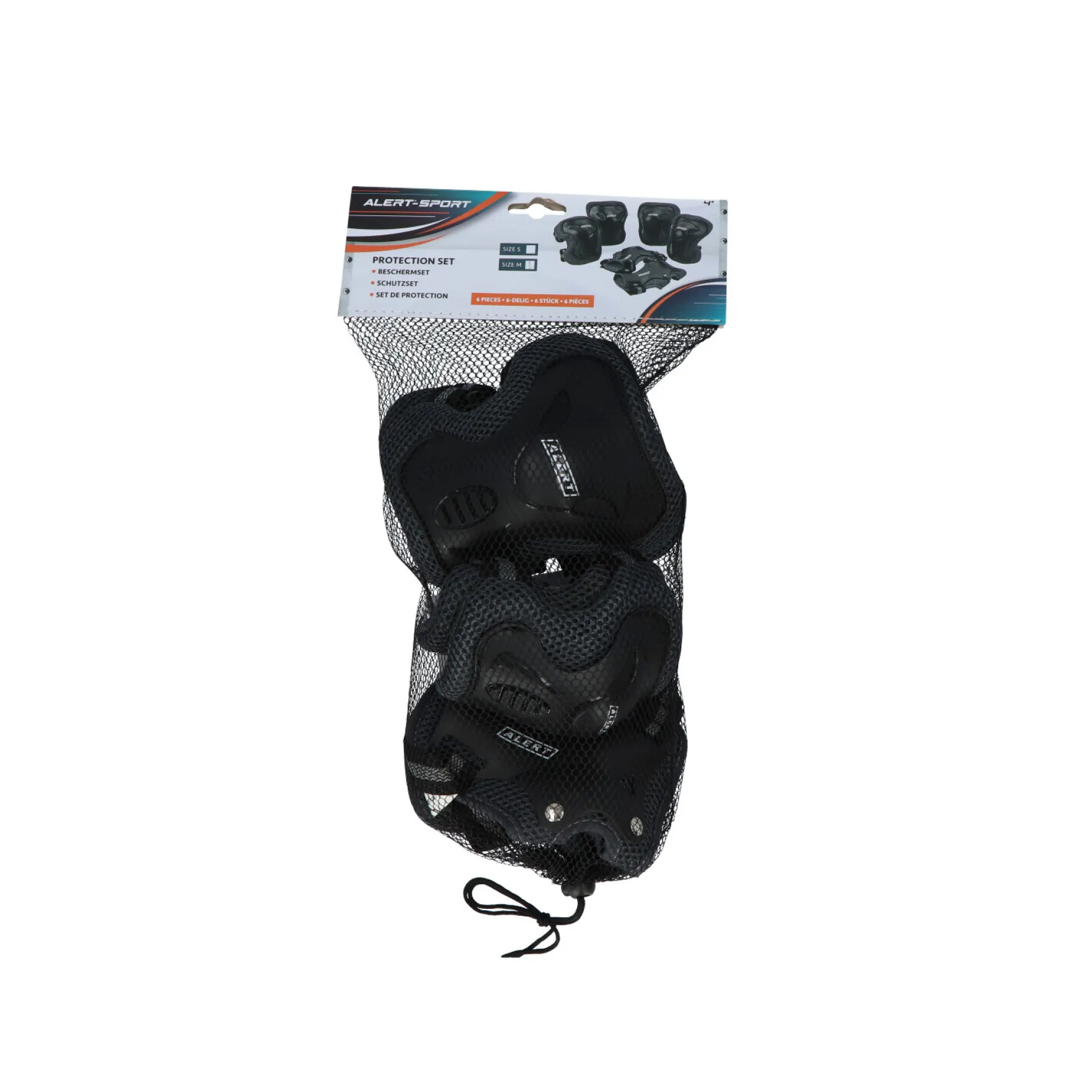 Alert Sport Skate Beschermset Kinderen 3 Delig (Maat M) Zwart