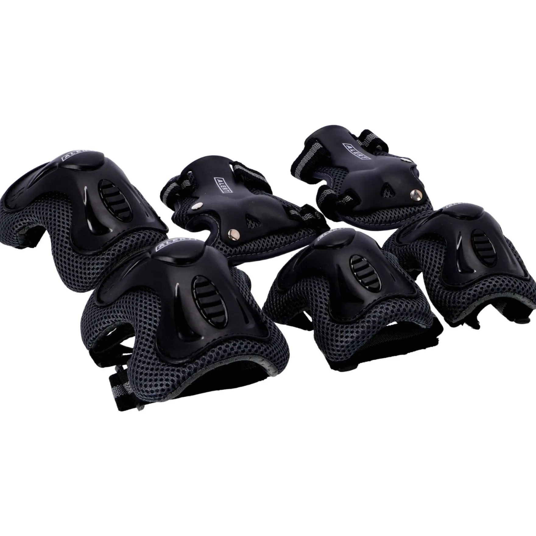 Alert Sport Skate Beschermset Kinderen 3 Delig (Maat M) Zwart