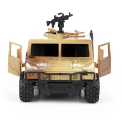 Alfafox militair voertuig frictie met licht en geluid 2 assorti