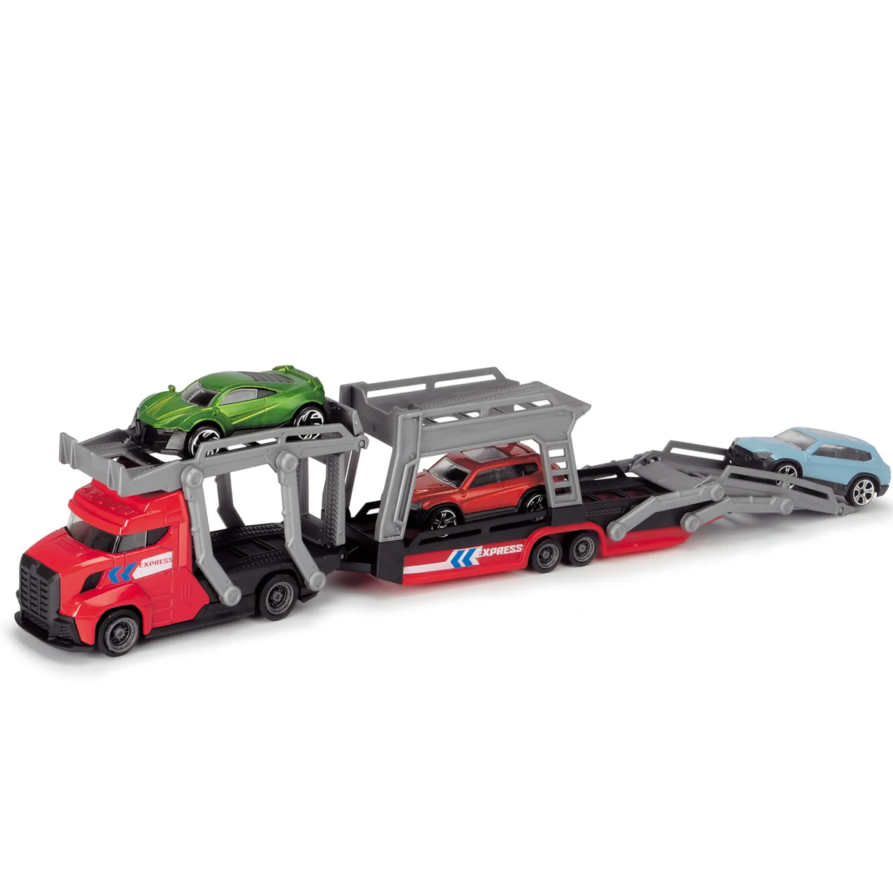 Autotransporter Met 3 Auto's 2 Assorti