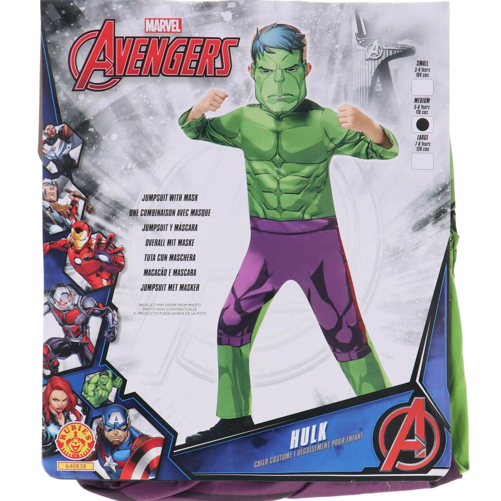 Avengers Verkleedset 5-6 Jaar
