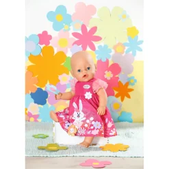 Baby born dress flowers 43 cm