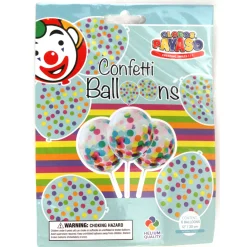 Ballon Confetti 6 Stuks 30 Cm