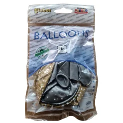 Ballon Met Sterren Goud En Zilver