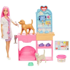 Barbie career pet vet playset