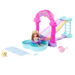 Barbie Chelsea Met Water Glijbaan