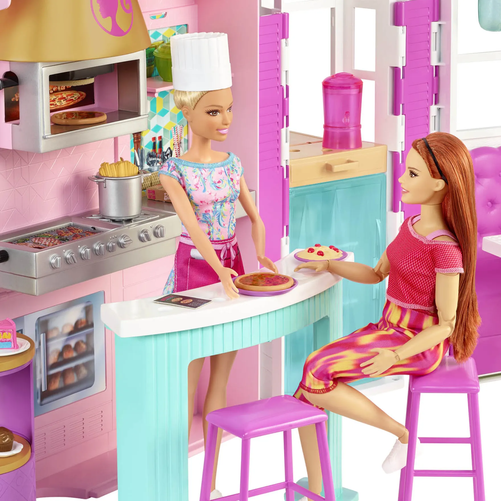 Barbie Cook ‘n Grill Restaurant Doll and Playset