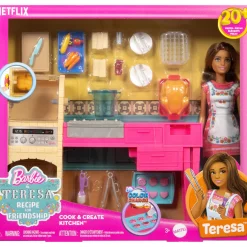 Barbie Family pop Teresa recept voor vriendschap en keukenspeelset