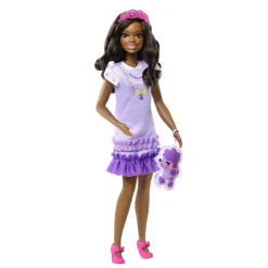 Barbie My First Donker Haar Met Poodle