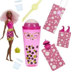 Barbie Pop Reveal Boba Serie Hard Roze