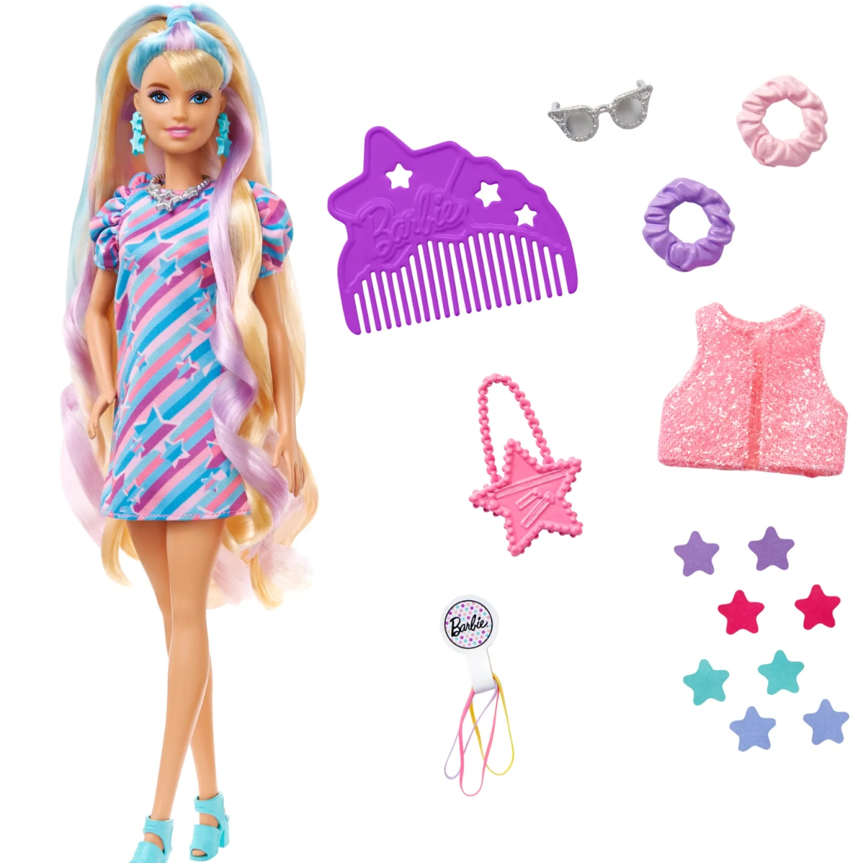 Barbie Totally Hair Flower Look