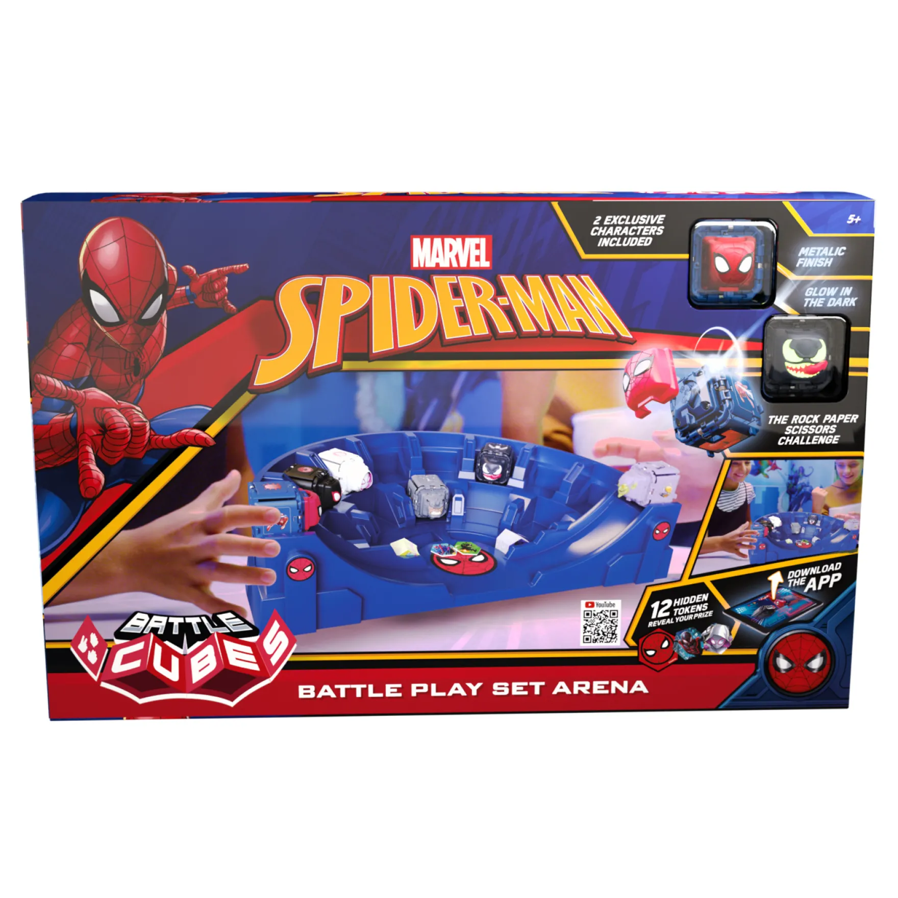 Battle Cubes Marvel Spiderman Battle Arena Set