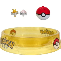Battle Spinner 2 Pack With Stadium Pikachu #1, Mew, Poke Ball & Poke Ball