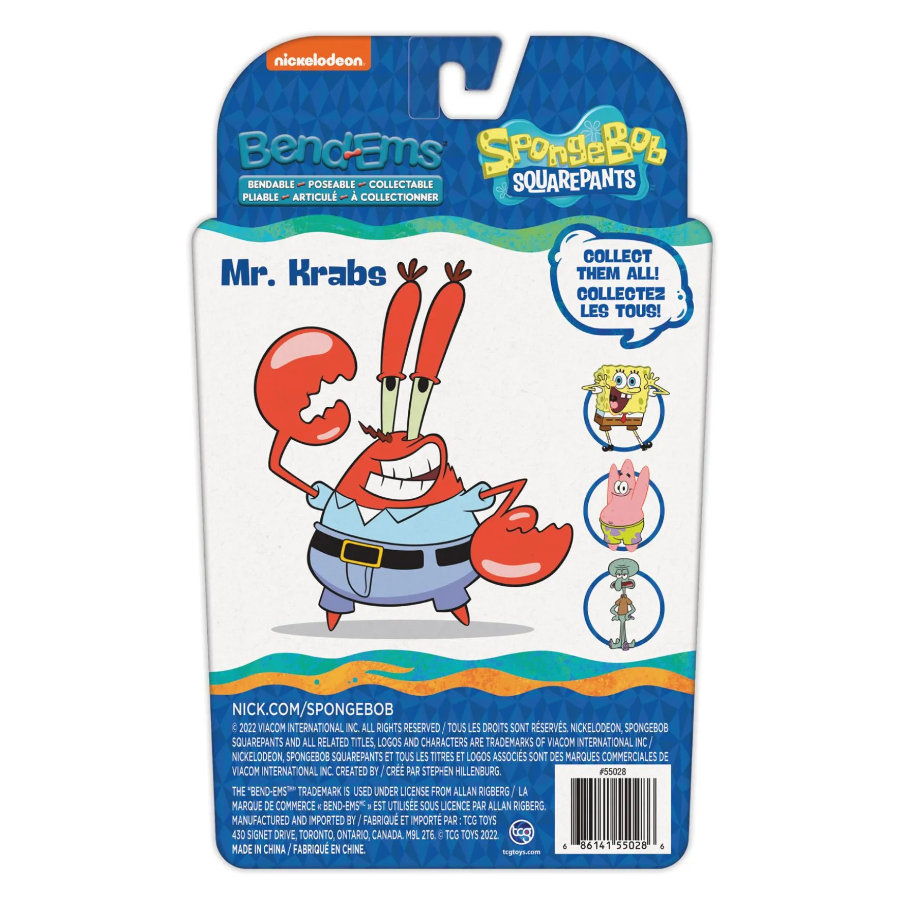 Bend-ems™ 1 stuk Spongebob meneer Krabbs