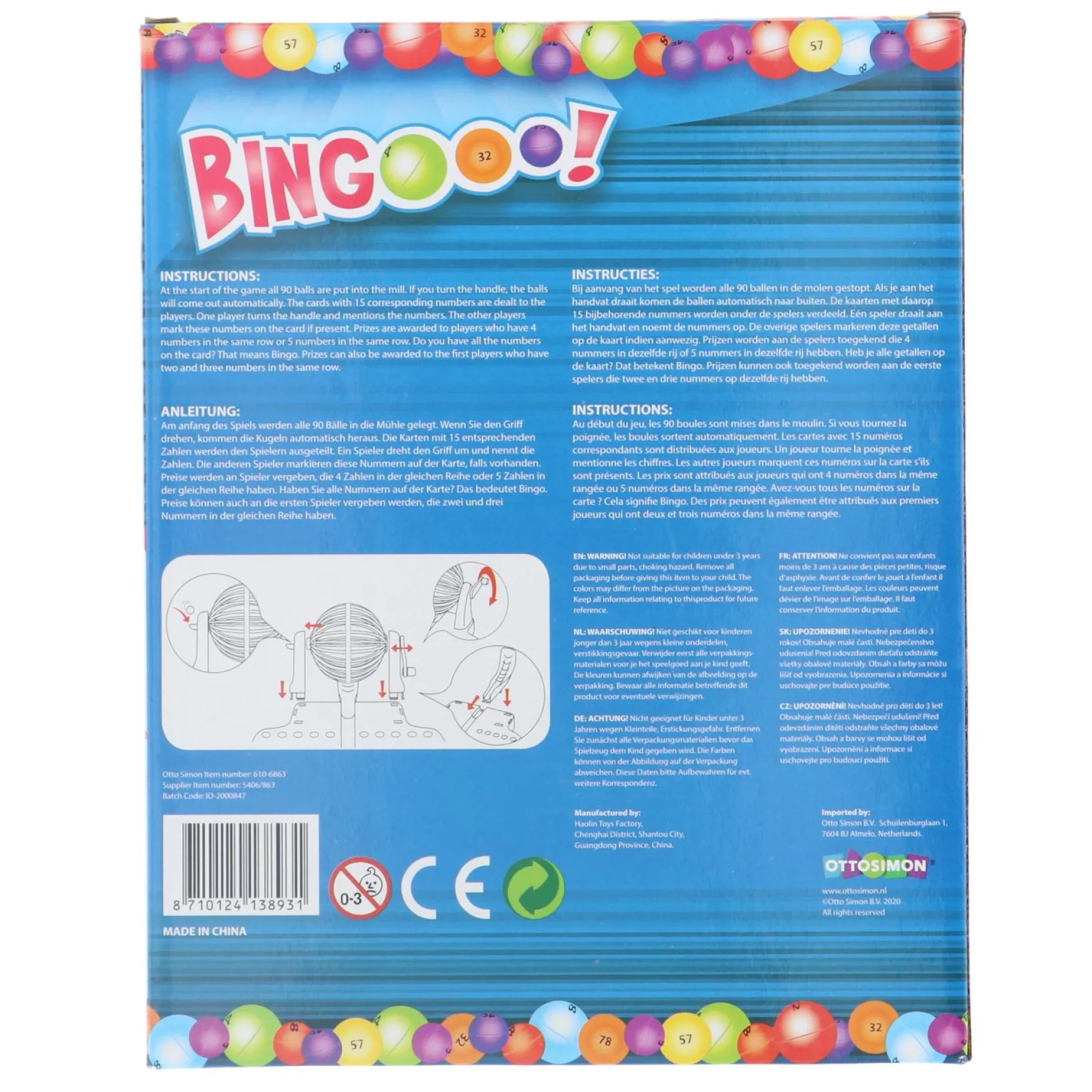 Bingomolen Kunststof