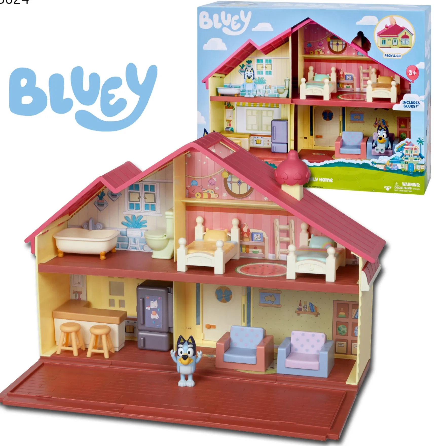 Bluey familiehuis speelset