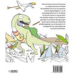 Boek Kleurenboek Dinosaurs