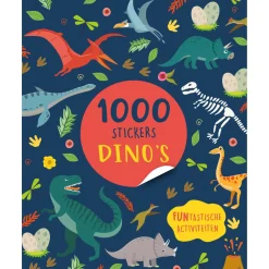 Boek Stickerboek 1000 Stickers Dino's