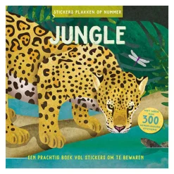 Boek Stickeren Op Nummer Jungle