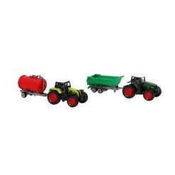 Boerderijset met 2 tractoren en 2 accessoires