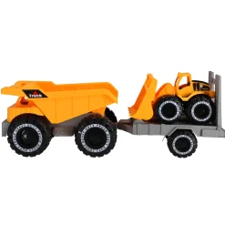 Bouwvoertuigen set met frictie