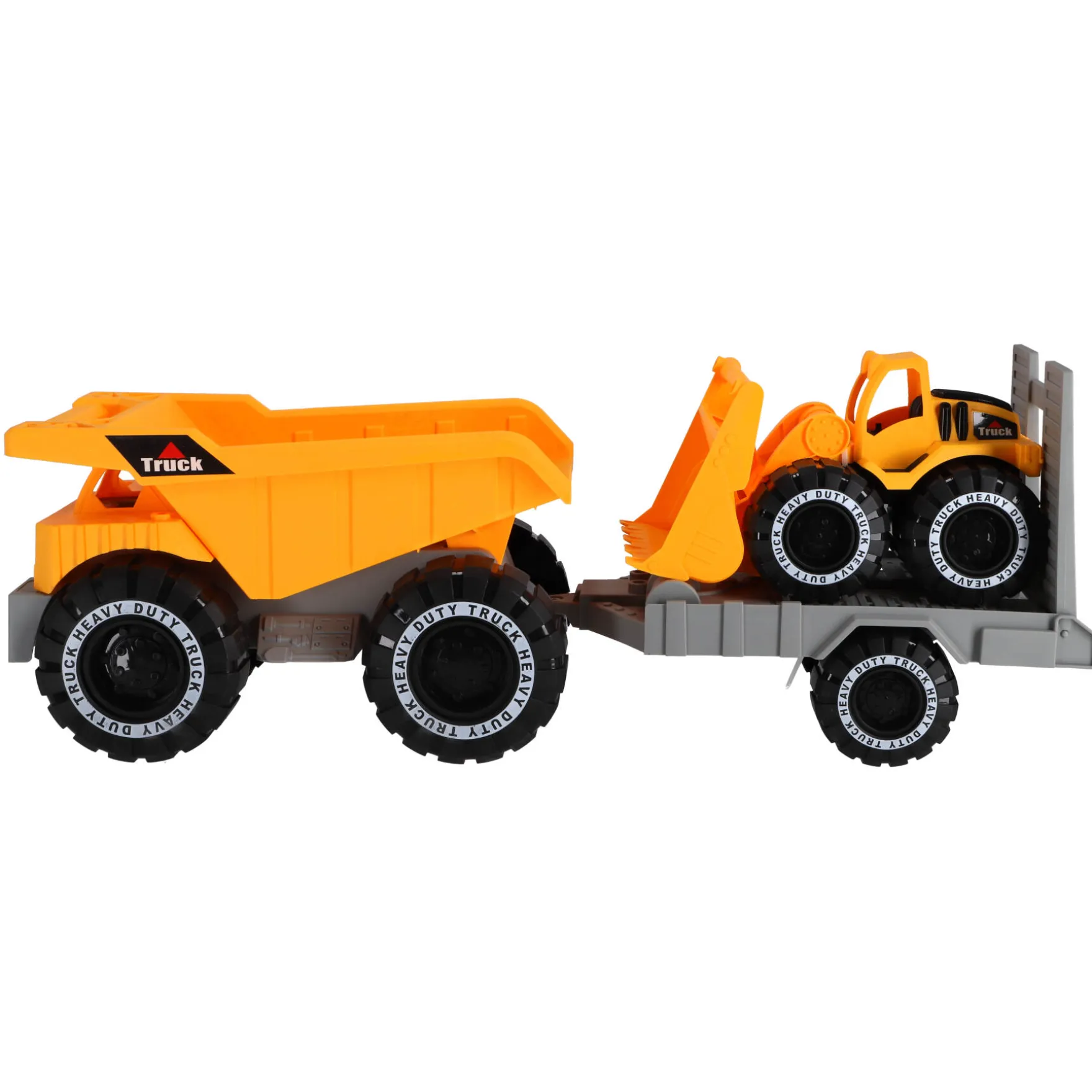 Bouwvoertuigen set met frictie