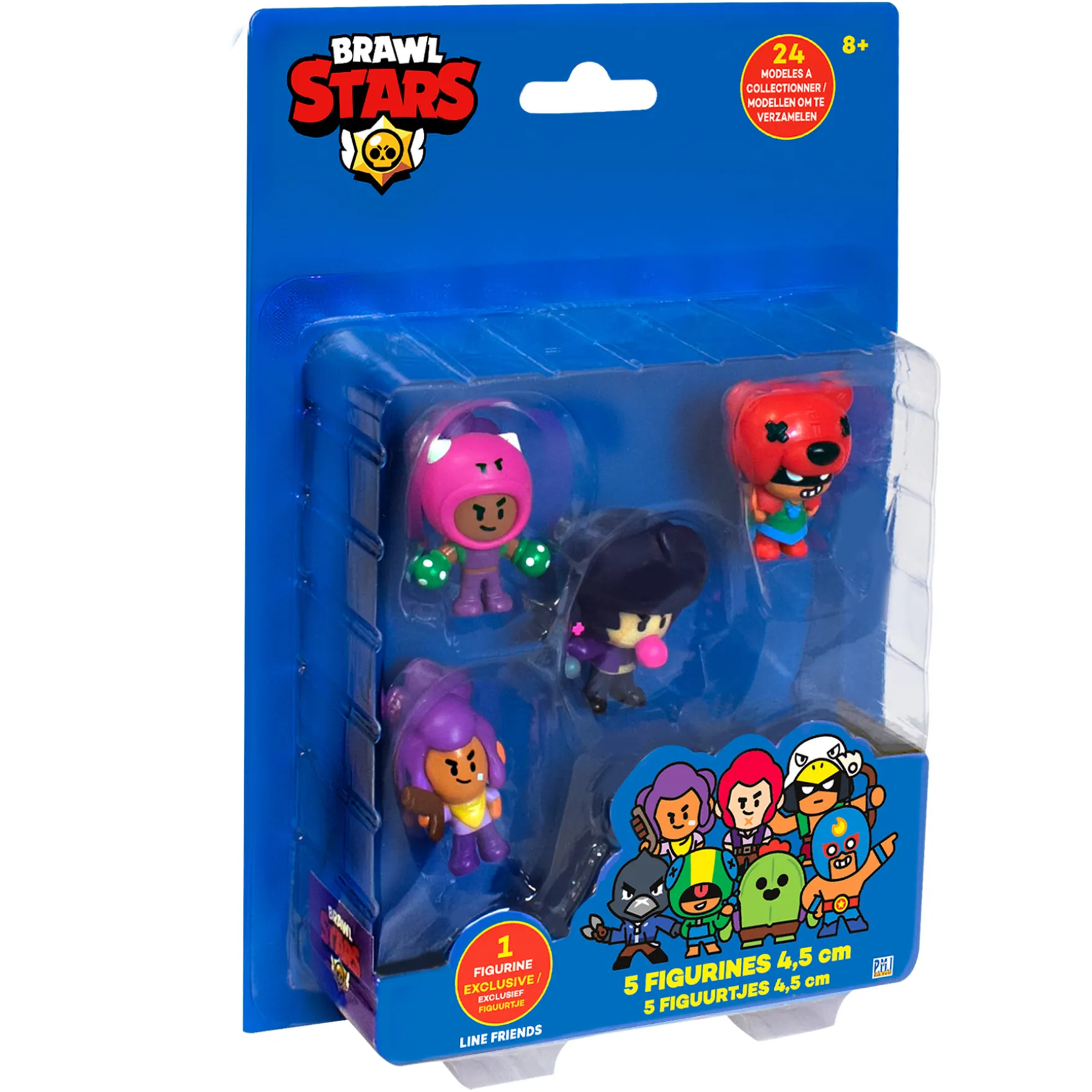 Brawl Stars Figures 4,5 Cm 5 Pack Assorti