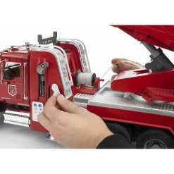Bruder Auto Brandweerwagen Mack Licht En Geluid En Pomp