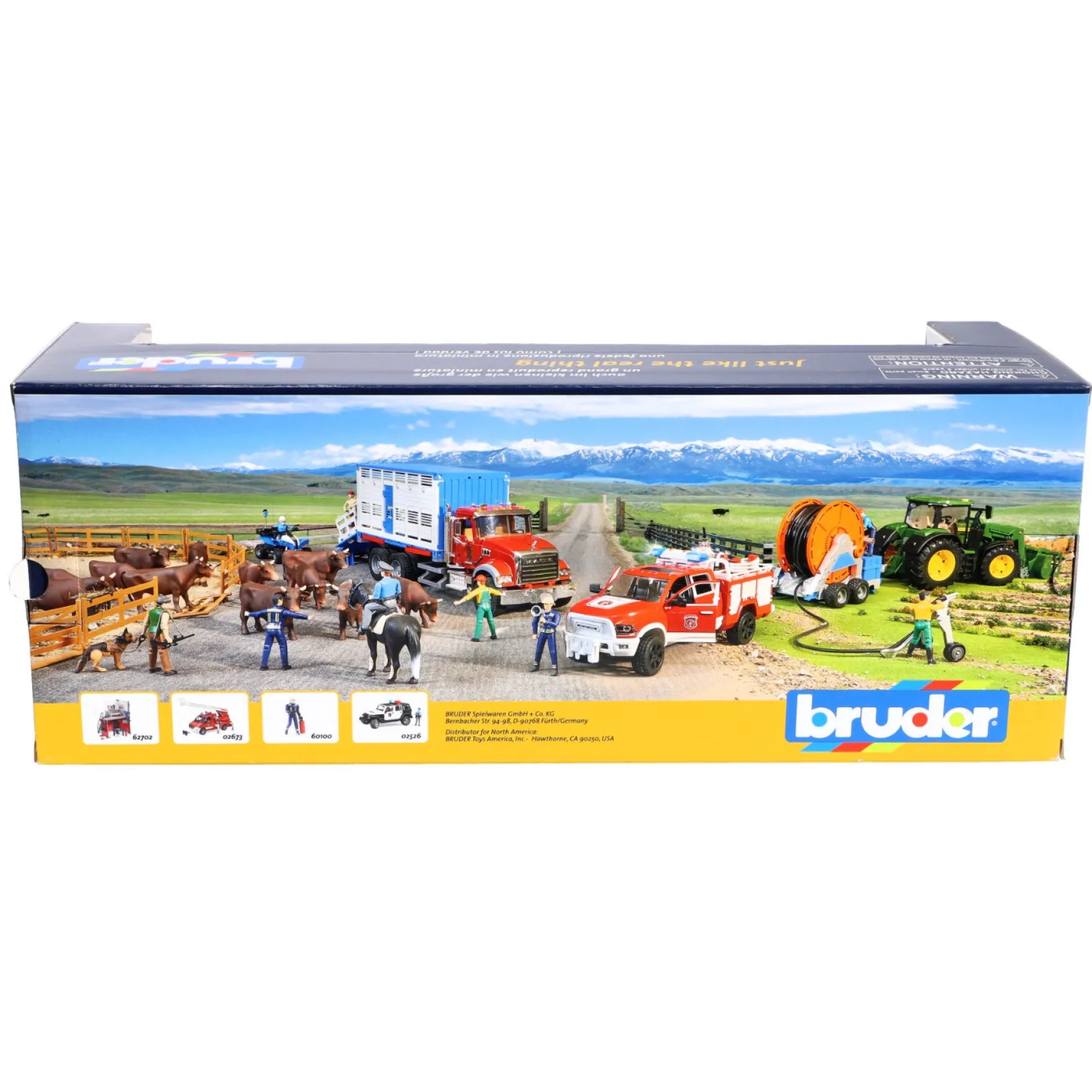 Bruder Auto Dodge RAM Brandweer B/O