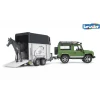 Bruder Auto Jeep Landrover Met Paardentrailer