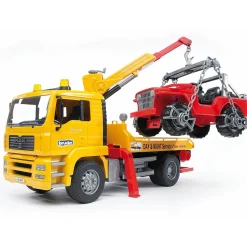 Bruder Auto Vrachtwagen Bergingstruck Met Jeep