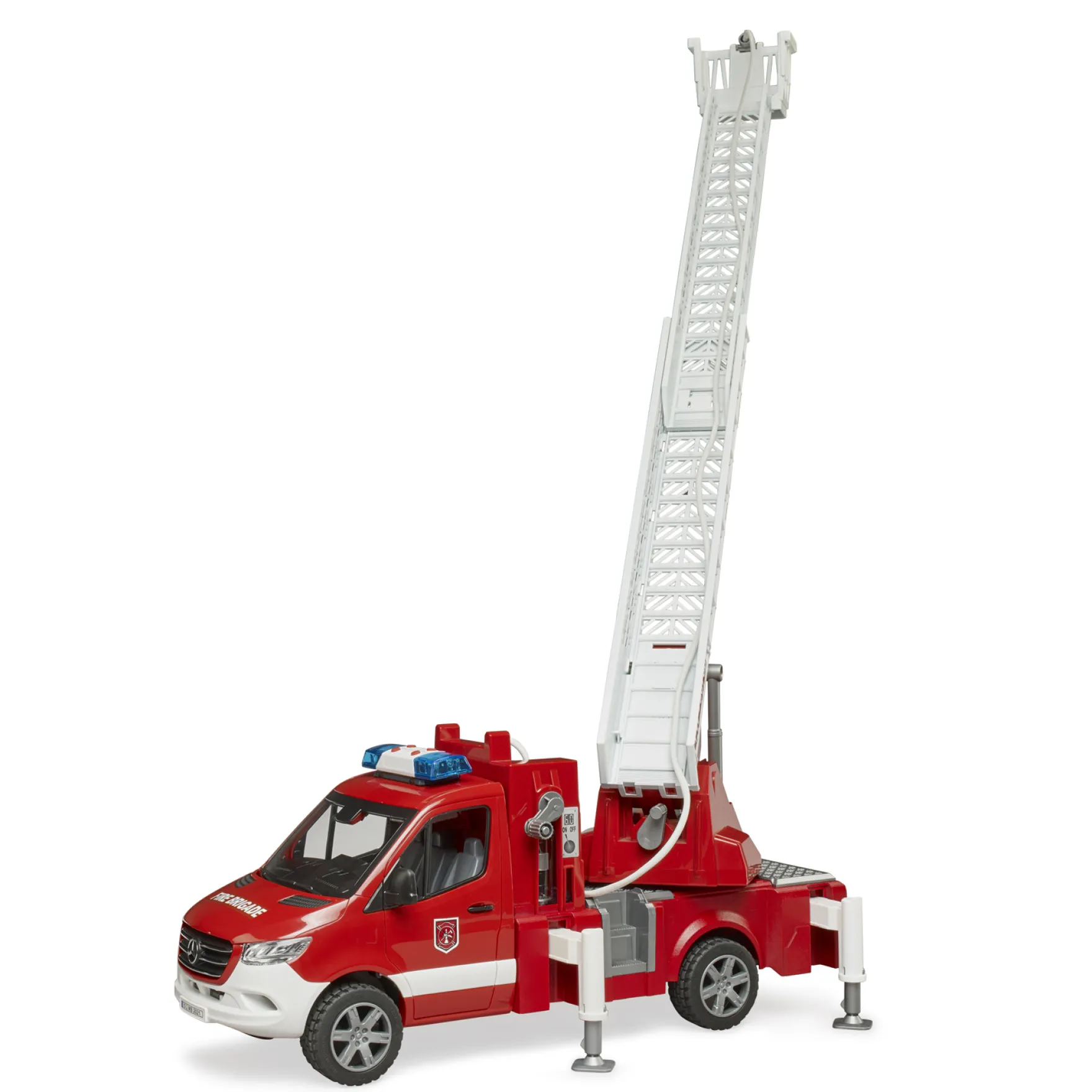 Bruder Brandweerauto met Ladder en Waterpomp +Licht en Geluid