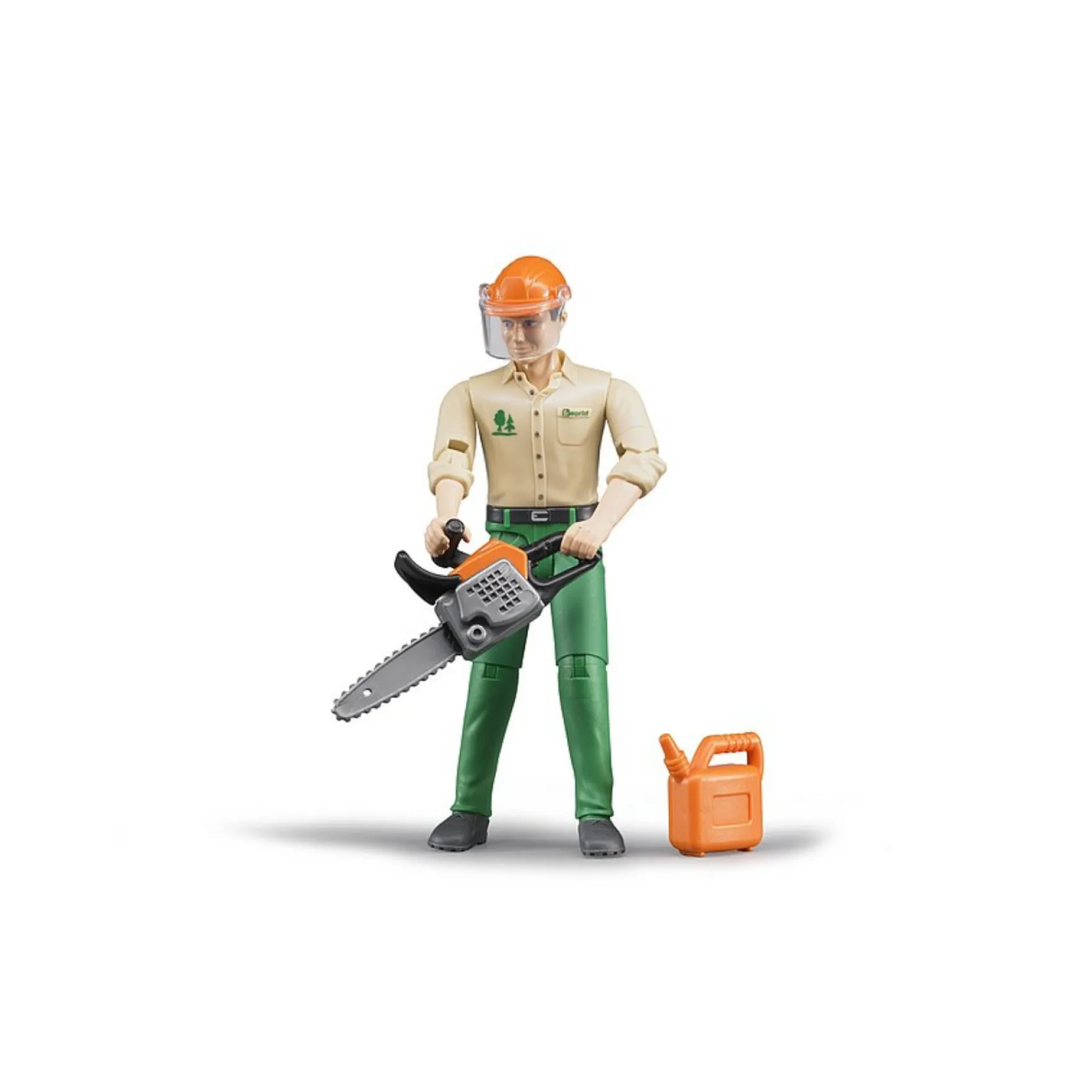 Bruder Bworld Figuur Bosbouw Met Accessoires