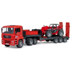 Bruder Dieplader MAN Met Telescooplader