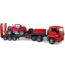 Bruder Dieplader MAN Met Telescooplader