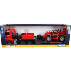 Bruder Dieplader MAN Met Telescooplader